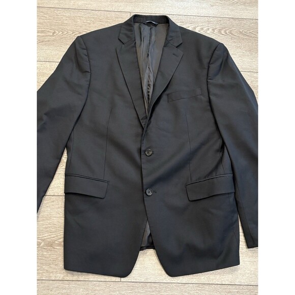 Ralph Ralph Lauren Dillards Blazer Mens 44R Black Single Breasted Wool Canada - Picture 1 of 10